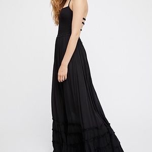 Black maxi dress